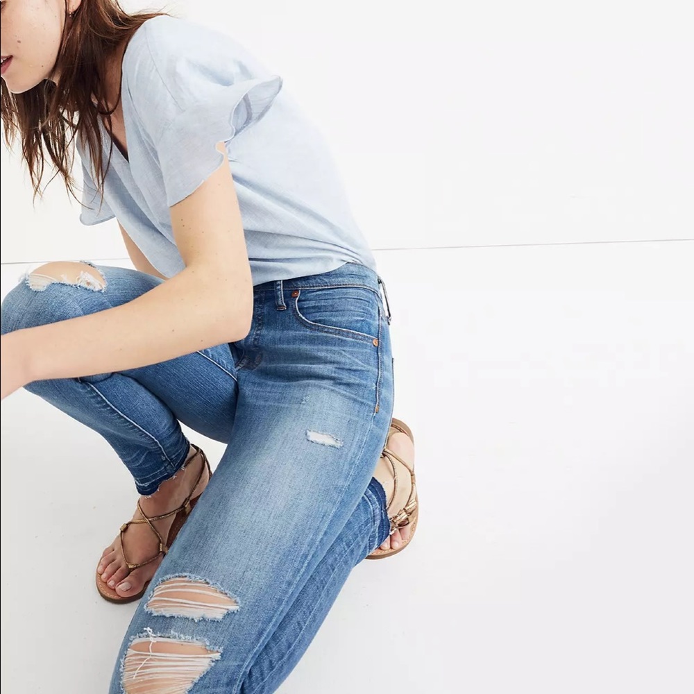 Madewell 9” high rise skinny jeans - Picture 3 of 10
